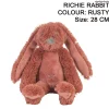 Glückliches Pferd winziger rostiger Hase Richie