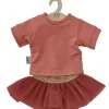 Hollie-T-Shirt und Tüll-Tutu/Rock für die Gordi-Puppen