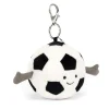 Jellycat Amuseables Sport-Fußball-Anhänger/Schlüsselanhänger