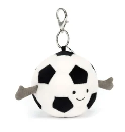 Jellycat Amuseables Sport-Fußball-Anhänger/Schlüsselanhänger