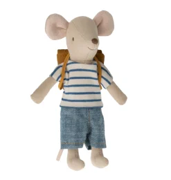 Maileg Big Brother Dreirad Maus mit Tasche