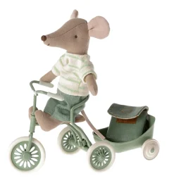 Maileg Big Brother Dreiradmaus mit Tasche