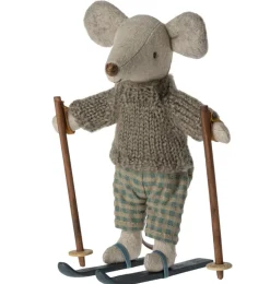 Maileg Big Brother Maus mit Skiset