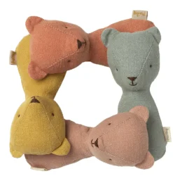Maileg Teddybärrassel / Staubgelb