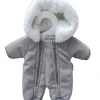 Mamamemo Schneeanzug / Skianzug grau für Gordi-Puppen