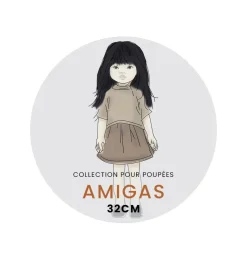 Minikane Amigas Baumwollpuppenkleid Nausicaa