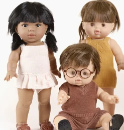 Minikane Barboteuse Orlando und tricot vert sauge für Gordi-Puppen