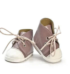 Minikane Basketballschuhe Komvers Kunstleder Farbe Blush für Gordis