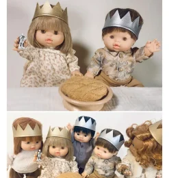 Minikane goldene Krone für Gordi-Puppen