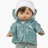 Minikane Regenmantel für Gordi-Puppen Design Eingeschlossene Bäume