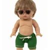 Minikane-Badeanzug Vito vert für Gordi-Puppen