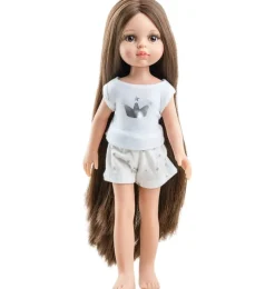Paola Reina Amigas Puppe Carol mit extra langen Haaren