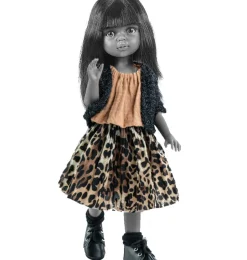Paola Reina Amigas Puppenkleidungsset / Leopard