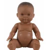 Paola Reina Babypuppe braunes Mädchen 34 cm