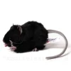 Schwarze Ratte Kuscheltier Hansa 12 cm